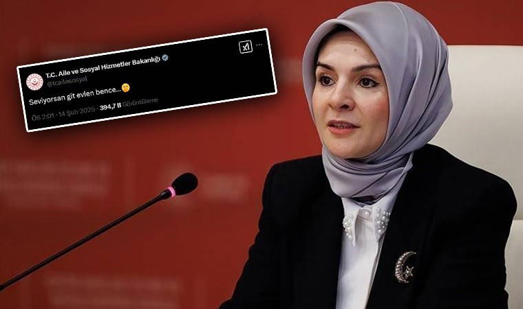 Kadın Cinayetlerini Durduracağız Platformu'ndan, Aile Bakanlığı'nın '14 Şubat' paylaşımına yanıt: 'Seviyorsan istifa et'