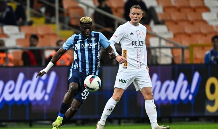 Adana Demirspor - Antalyaspor maçında kazanan çıkmadı!