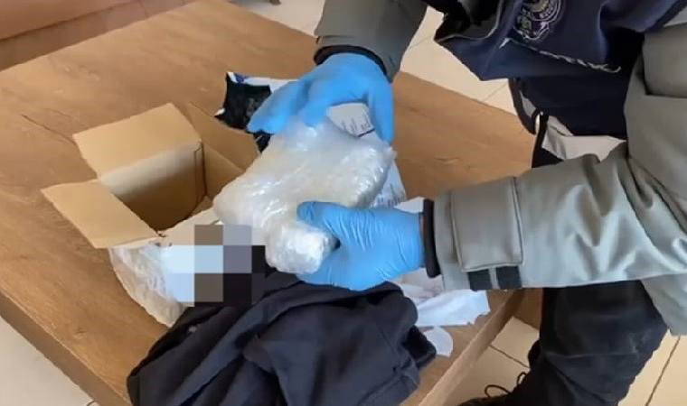 Samsun'da kargo poşetinden uyuşturucu çıktı!