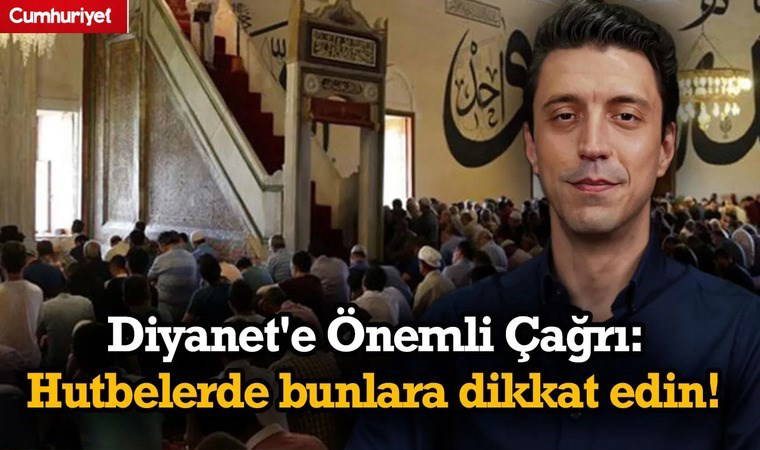 Diyanet'e Önemli Çağrı