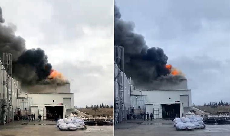 Edirne'de alüminyum fabrikasında büyük yangın