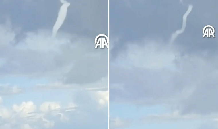 Muğla'da denizde hortum oluştu!