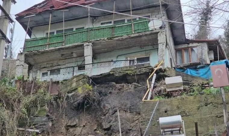 Zonguldak’ta heyelan faciası: 3 ev tahliye edildi