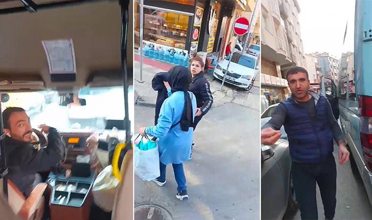 Ümraniye'de bir garip olay... İki minibüs şoförü 'yarış' yaptı: Hamile yolcu 'stres yüzünden doğuracağım' diyerek indi