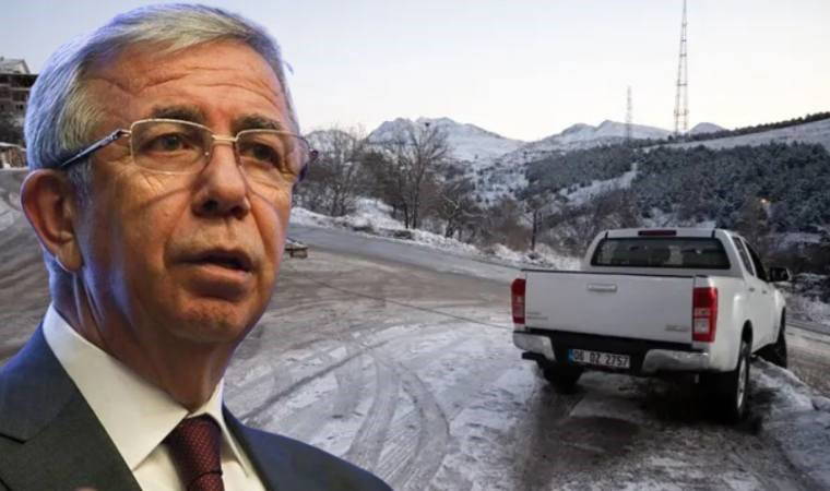 Sıcaklık -3.5 dereceye kadar düştü... Mansur Yavaş'tan 'buzlanma' uyarısı!