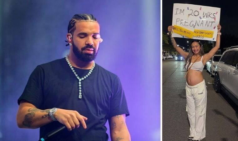 Amerikalı şarkıcı Drake yine şaşırttı: Hamile hayranına para dağıttı