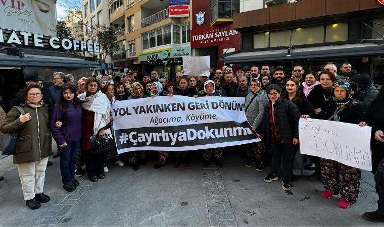 Tirelilerden ağaç kıyımı isyanı: Asla vazgeçmeyeceğiz