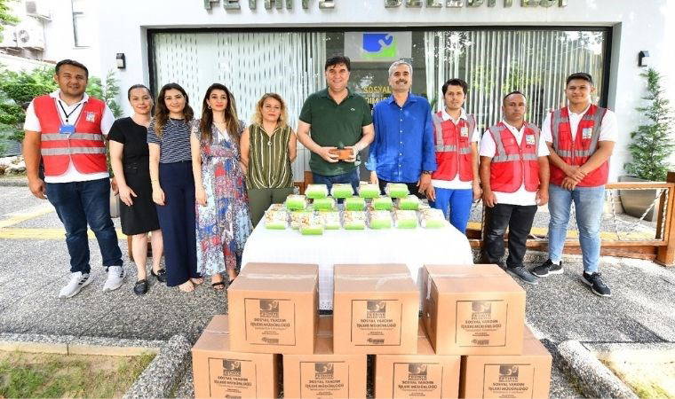Fethiye’de gıda yardımı