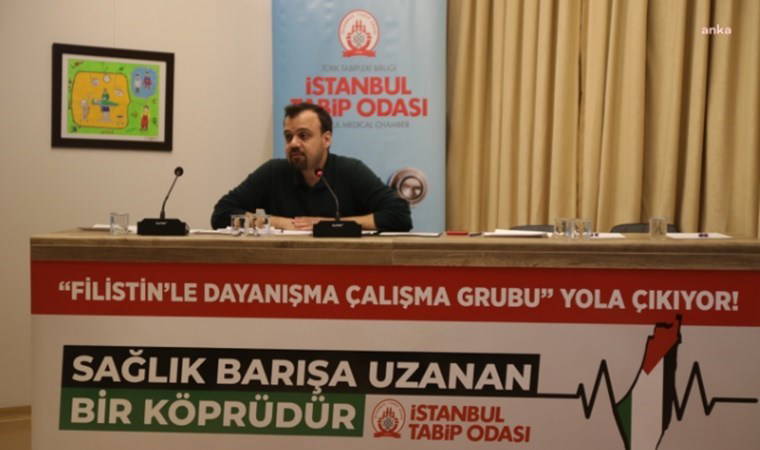 İstanbul Tabip Odası 'Filistin'le Dayanışma Çalışma Grubu' kuruyor