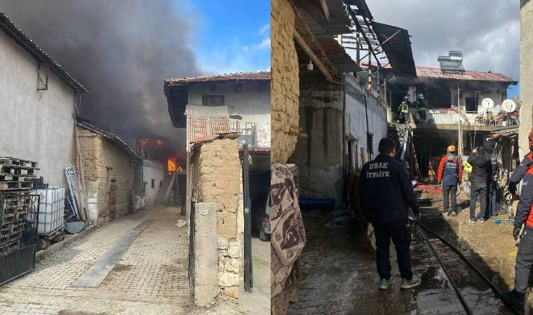 Uşak'ta feci yangın: 1 kişi öldü, 1 kişi dumandan etkilendi!