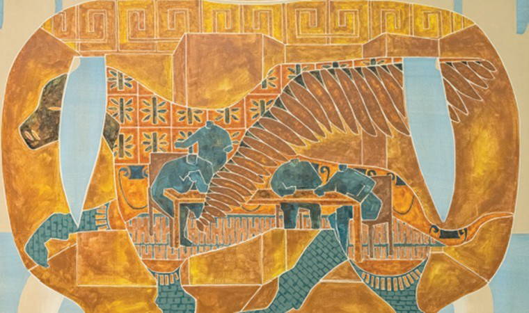 Altı sanatçının eserlerinin bir arada olduğu ‘Yerçekimli Karanfil’ sergisi Pilot Galeri’de: Cansever’den esinle...