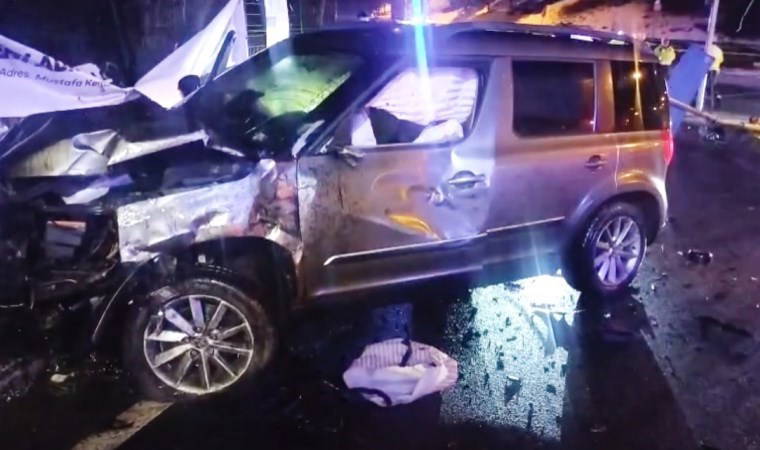 Buzlanma kazayı getirdi: Ataşehir'de sürücü ağır yaralandı!