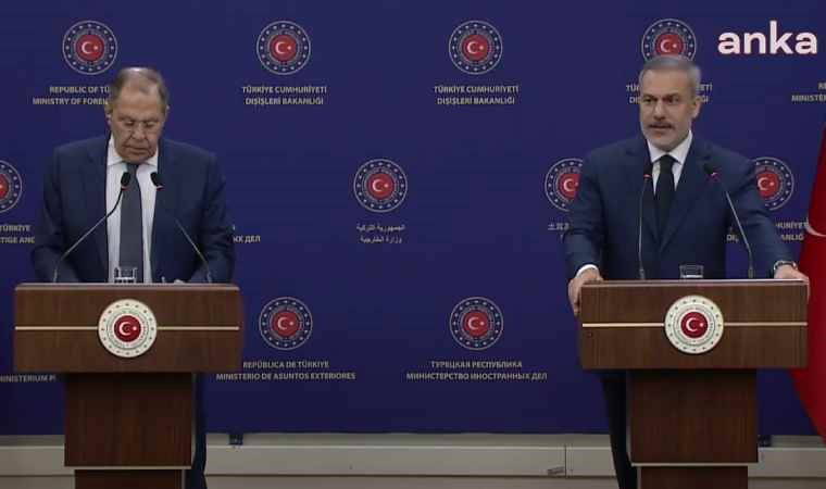 Lavrov'dan Türkiye ziyareti: Hakan Fidan'dan önemli açıklamalar