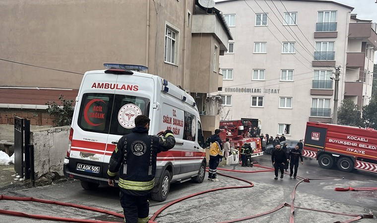 Gebze'de gecekonduda yangın: 3 çocuk yaralandı