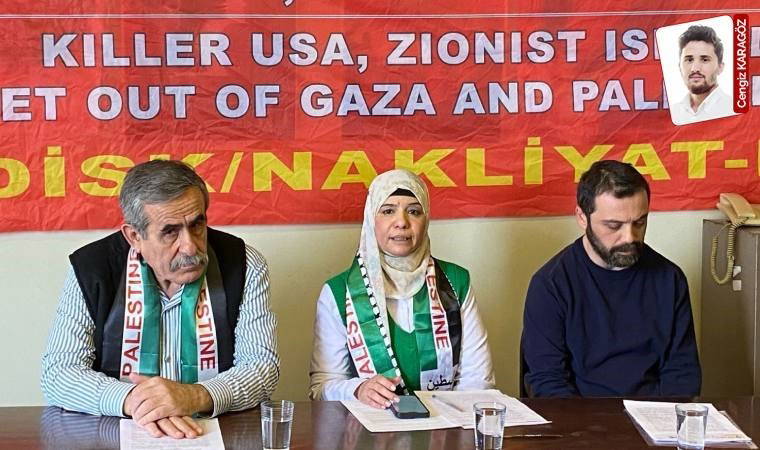 Filistinli sendikacı Abdel Salam, gazetecilerle buluştu: '200 bin işçi geçim kaynağını kaybetti'