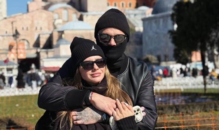 Mauro Icardi'den maskeli İstanbul turu!