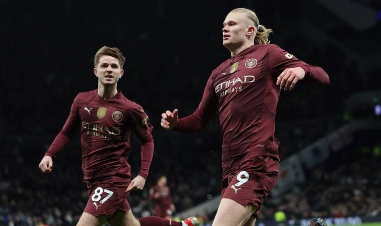 Erling Haaland tarihe geçti: Manchester City, Tottenham'ı devirdi!