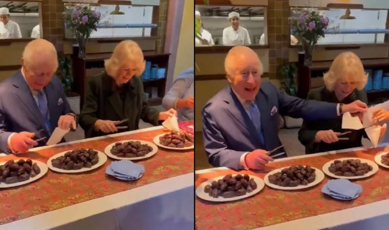 Kraliyet Ailesi'nden Ramazan hazırlığı: Charles ve Camilla, hurma paketledi