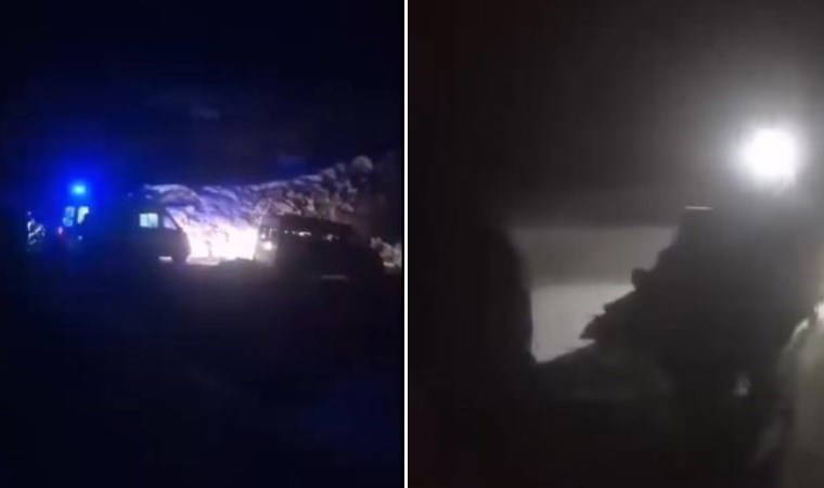 Rahatsızlanan 70 yaşındaki kadını kızakla ambulansa taşıdılar