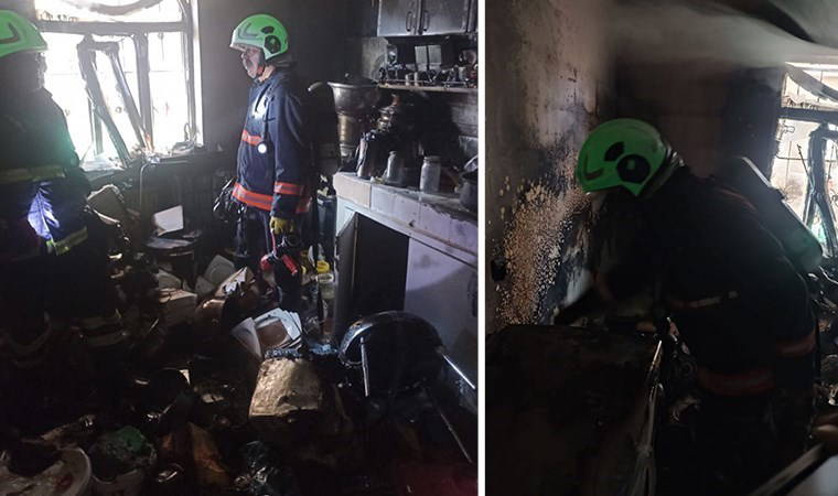 Hakkari Yüksekova'da yangın paniği: 7 kişi kurtarıldı