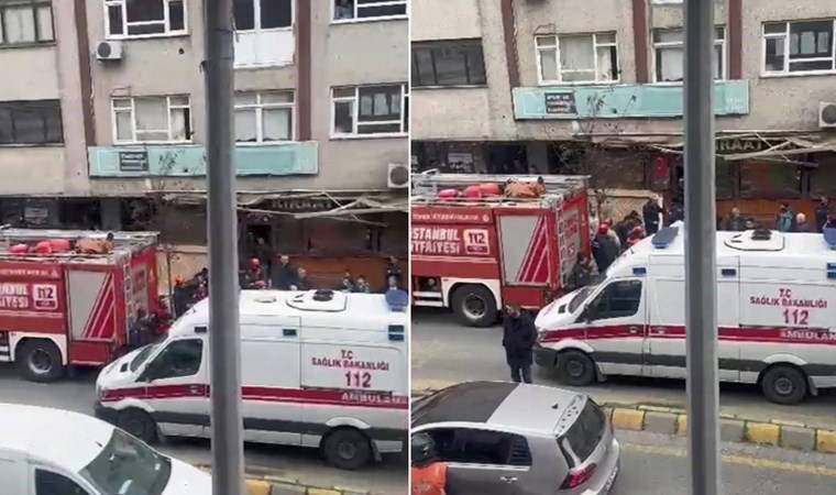 Kağıthane'de panik... Yük sepeti kaldırımdakilerin üzerine düştü: 1 yaralı!