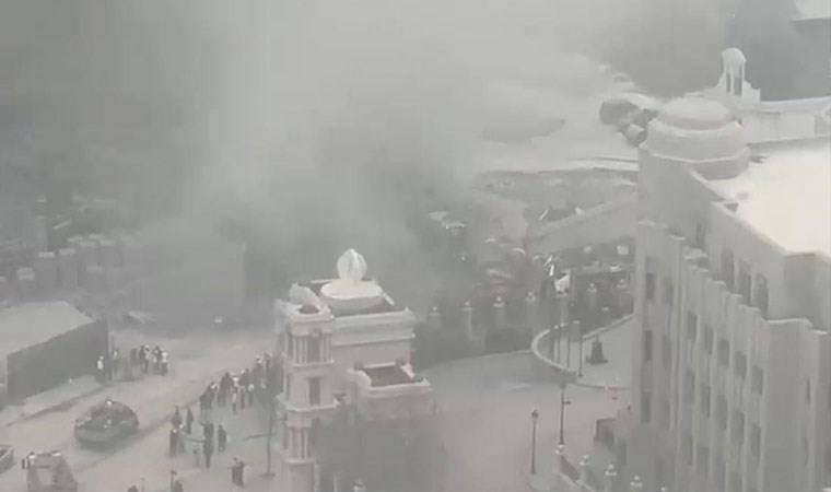 Son Dakika... Ankara’da inşaat alanında yangın