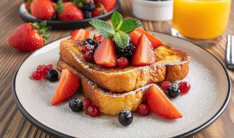 Güne tatlı ve pratik bir lezzetle başlamak isteyenlerin çok seveceği tarif: Fransız tostu tarifi