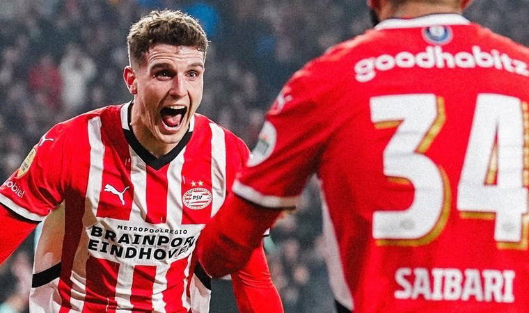 PSV Eindhoven, Feyenoord'u devirip yarı finale çıktı!