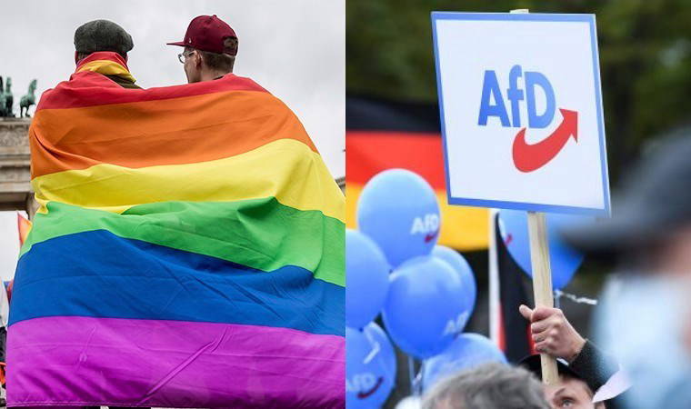 Anket: AfD, eşcinsel Alman erkekleri arasında birinci tercih.