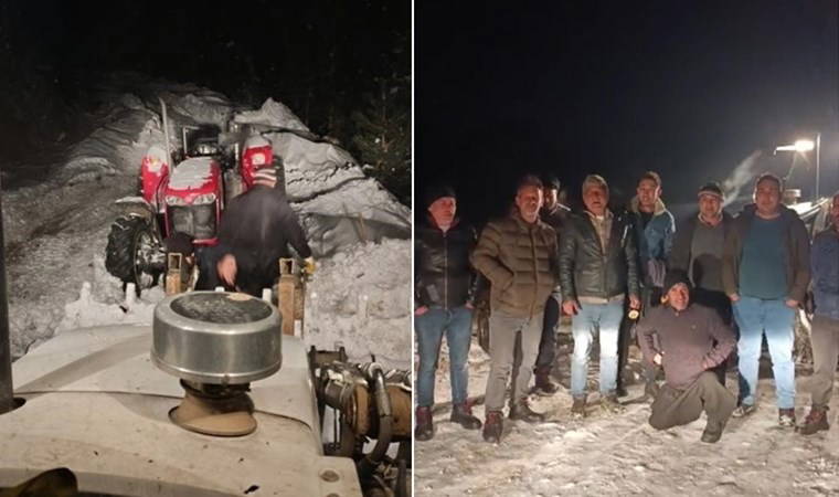 Karda mahsur kalan 15 maden işçisi kurtarıldı