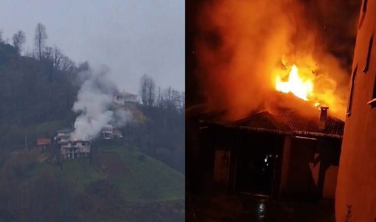 Rize'de elektrikli ısıtıcıdan çıkan yangın can aldı!