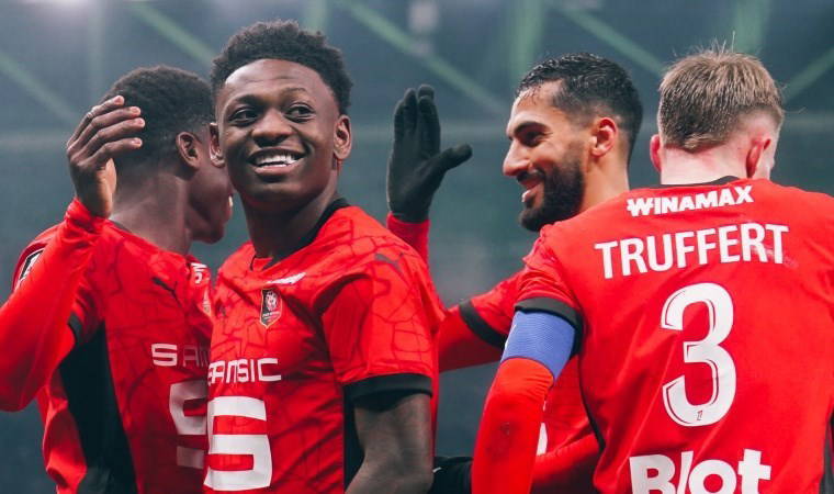 Rennes deplasmanda 2 golle kazandı!