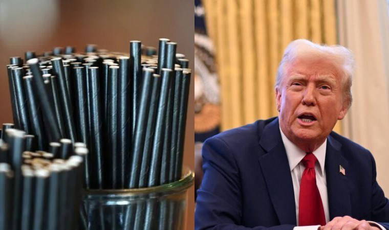 Trump'tan 'kağıt pipet' tepkisi: Plastiğe geri dönüyoruz