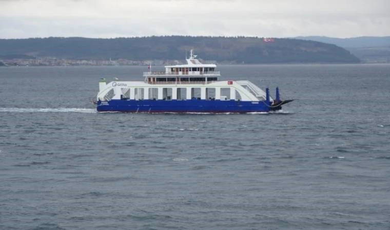 Kabatepe-Gökçeada feribot seferlerine hava engeli