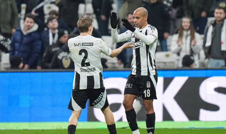 Üst üste 4. galibiyet... Beşiktaş, Kayserispor'u 2 golle geçti!