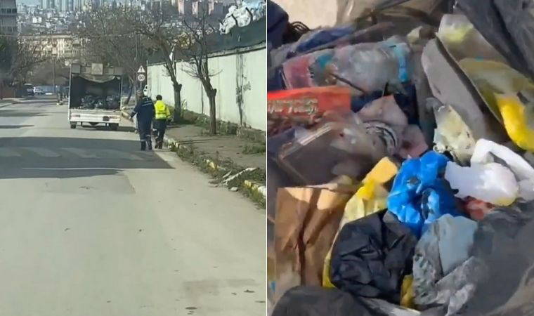 CHP'li başkandan 'çöp' paylaşımı: 'Büyükşehir neden bizim konteynerlere bırakıyor'