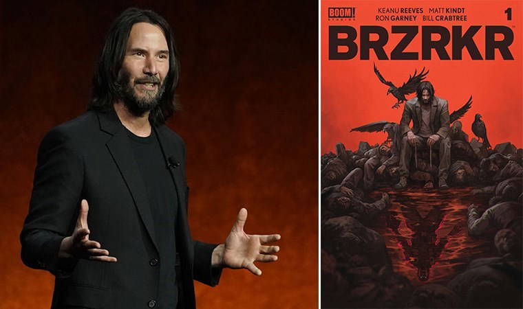 Keanu Reeves'in çizgi romanı 'BRZRKR' film oluyor