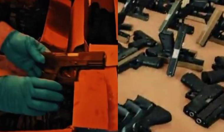 Mersin'de yasa dışı silah operasyonu: Adeta cephanelik ele geçirildi!