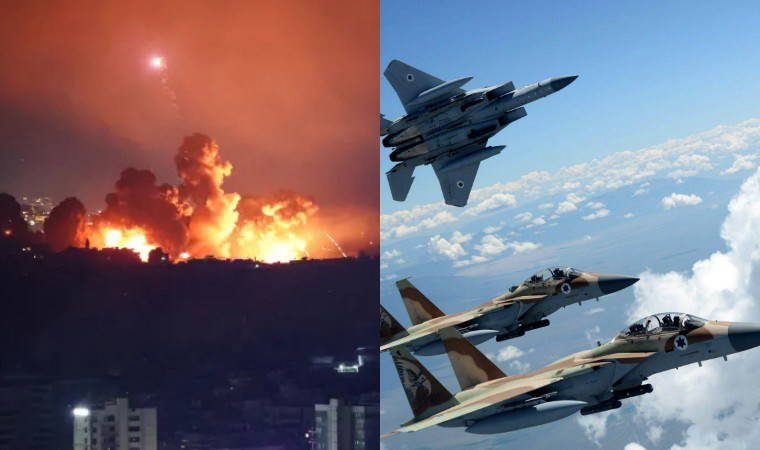 İsrail'den Suriye'ye hava saldırısı: Askeri noktalar hedef alındı