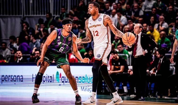 Galatasaray Unicaja Malaga deplasmanından eli boş döndü!