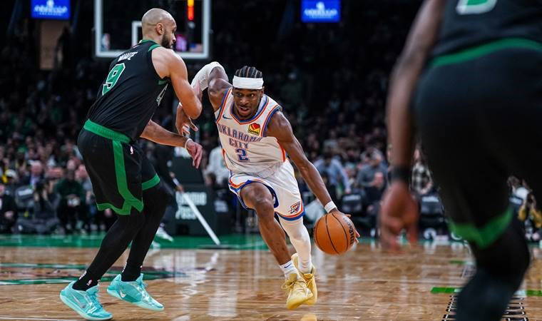 Oklahoma City Thunder, Boston Celtics'i deplasmanda yenerek play-off'a kaldı!