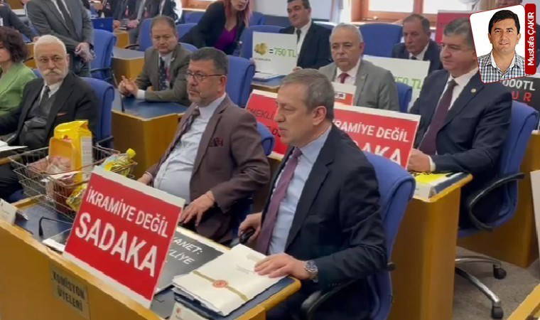CHP'den TBMM'de 'ikramiye' protestosu: 'Bunları teyzeler terlikle kovalar!'