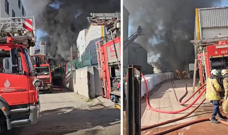 Tuzla'da fabrikada korkutan yangın: Ekipler sevk edildi!