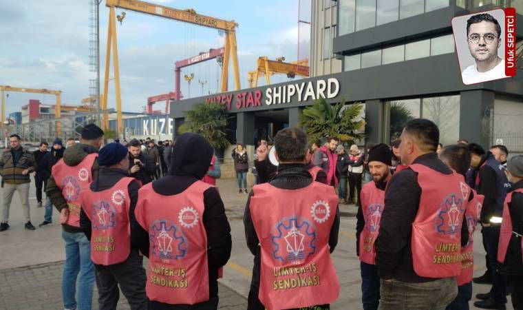 'Haklarımızı almadan vinçlerden inmeyeceğiz!'