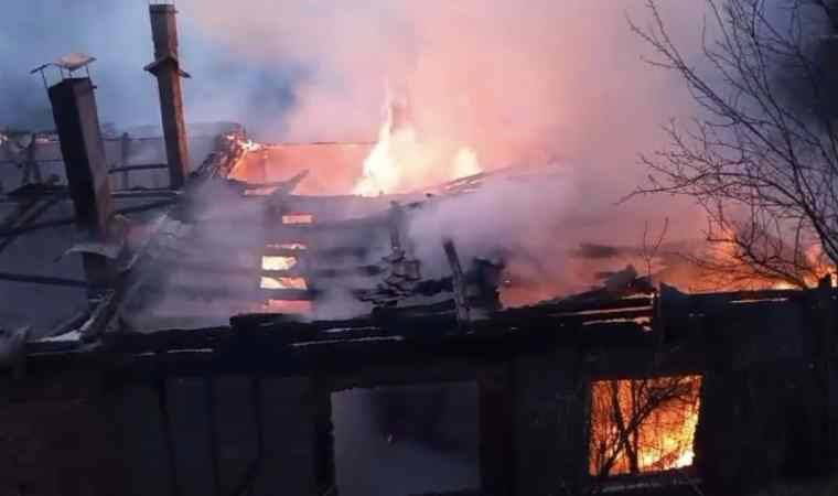 Bartın'da tek katlı evde korkutan yangın!