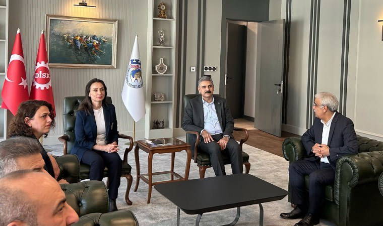 DEM Parti heyetinden DİSK'e ziyaret