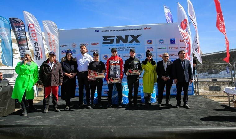 Erciyes, Dünya Kar Motosikleti Şampiyonası’na ev sahipliği yaptı