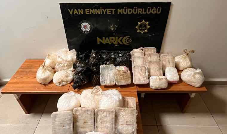 Van'da 30 kilo 720 gram uyuşturucu ele geçirildi