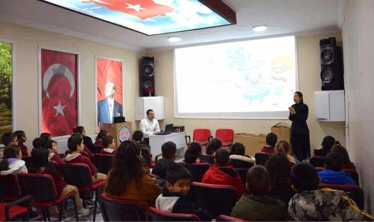 Balıkesir'de ilkokul öğrencilerine su tasarrufu eğitimi