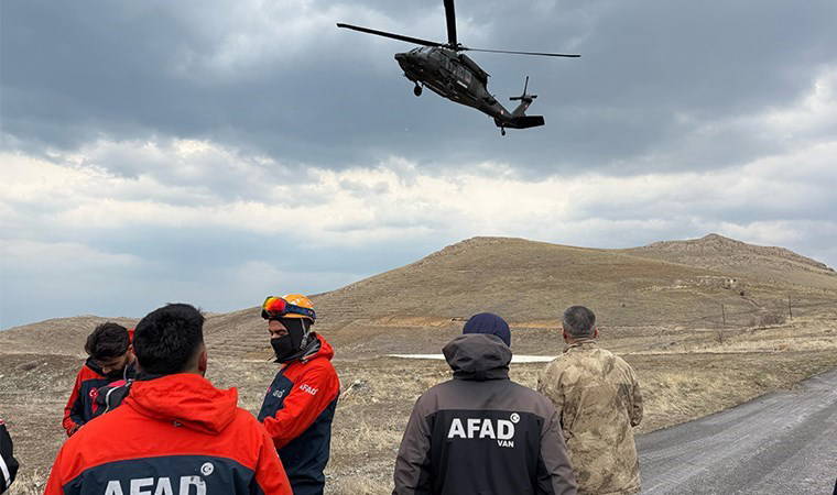 Artos Dağı’nda kurtarma operasyonu! Askeri helikopter, ayağı kırılan dağcı için havalandı